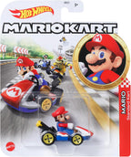 Mario Kart 1:64 Die-Cast Mario with Standard Kart Vehicle Hot Wheels