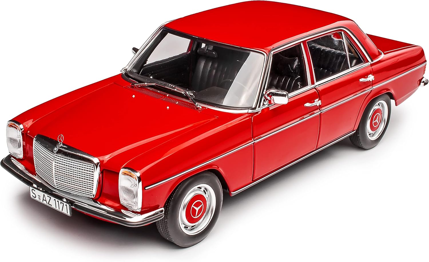 Norev Mercedes-Benz 200/8 Line Eight Saloon Red W115 Model  1/18