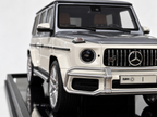 1/18 Resin Mercedes-Benz AMG G 63 UAE Golden Jubilee Edition – Motor Helix (White/Silver)
