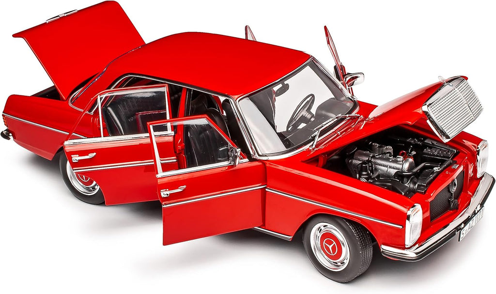 Norev Mercedes-Benz 200/8 Line Eight Saloon Red W115 Model  1/18