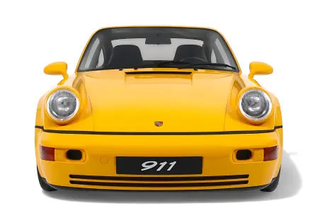 Porsche 911 964 Turbo S Speed Yellow GT Spirit 1/8