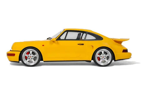 Porsche 911 964 Turbo S Speed Yellow GT Spirit 1/8