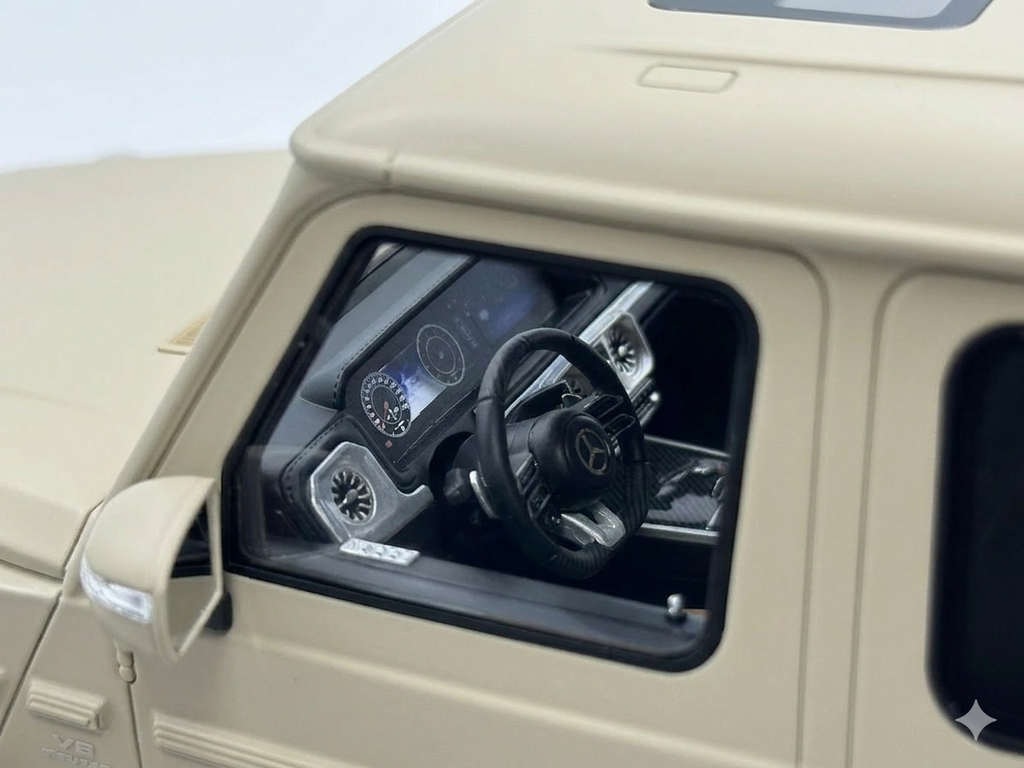 Mercedes-Benz AMG G63 2025 – Military Sand Beige (1:18 Resin, Limited to 63 pcs) SE Models