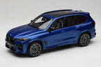BMW X5 M F95 Competition Marina Bay Blue Metallic GT Spirit 1:18