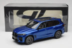 BMW X5 M F95 Competition Marina Bay Blue Metallic GT Spirit 1:18