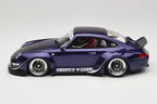 Porsche 911 993 RWB Army Girl Purple GT Spirit 1/18
