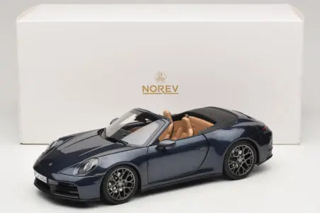 Porsche 911 992.2 Carrera Cabriolet Yachting Blue Norev 1/18