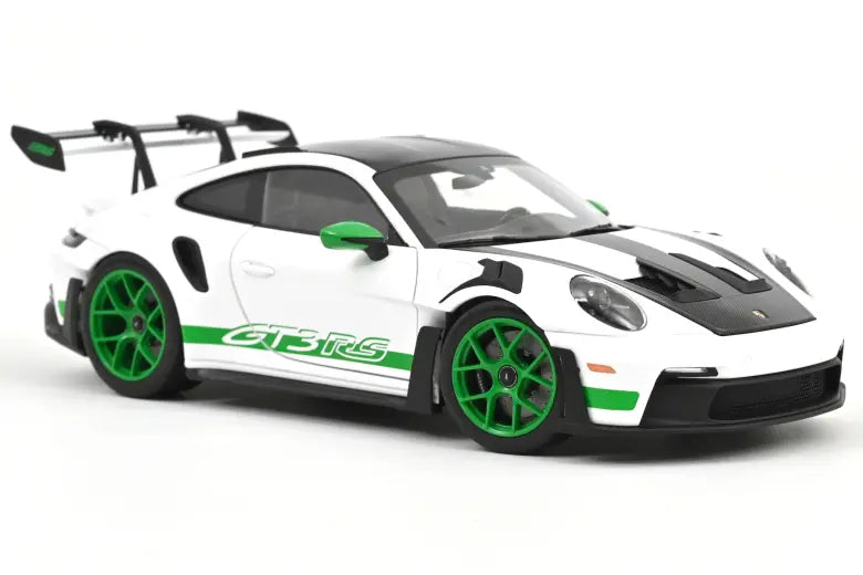 Preorder Porsche 911 992 GT3 RS Tribute to Carrera RS White Python Green Norev 1/18