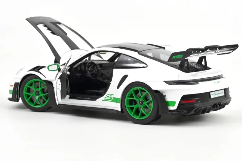 Preorder Porsche 911 992 GT3 RS Tribute to Carrera RS White Python Green Norev 1/18