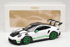 Porsche 911 992 GT3 RS Tribute to Carrera RS White Python Green Norev 1/18