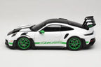 Porsche 911 992 GT3 RS Tribute to Carrera RS White Python Green Norev 1/18