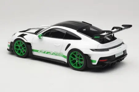 Porsche 911 992 GT3 RS Tribute to Carrera RS White Python Green Norev 1/18