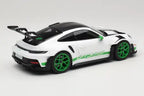 Porsche 911 992 GT3 RS Tribute to Carrera RS White Python Green Norev 1/18