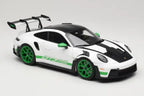 Porsche 911 992 GT3 RS Tribute to Carrera RS White Python Green Norev 1/18