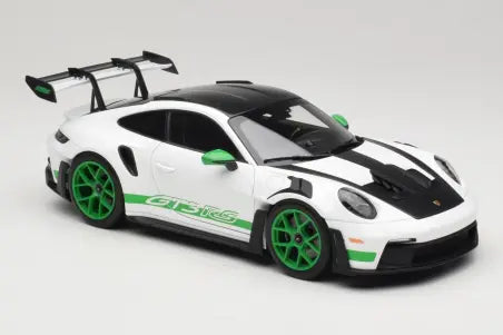 Porsche 911 992 GT3 RS Tribute to Carrera RS White Python Green Norev 1/18