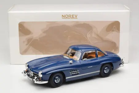 Mercedes 300 SL W198 Blue Norev 1/18