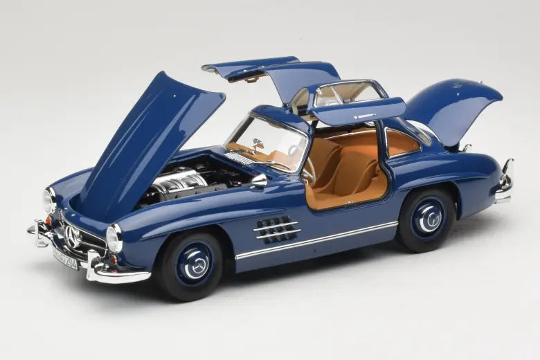 Mercedes 300 SL W198 Blue Norev 1/18