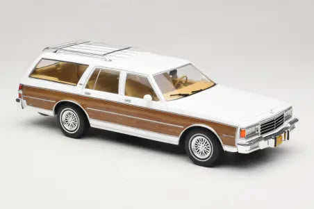 Preorder Chevrolet Caprice Estate Wagon White MCG 1/18