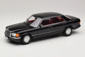 Preorder Mercedes 560 SEL W126 Black with Red Interior Norev 1/18