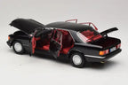 Preorder Mercedes 560 SEL W126 Black with Red Interior Norev 1/18