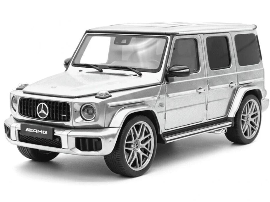 BBA MODEL 1/18 MERCEDES BENZ 2025 G63 AMG MATTE SILVER