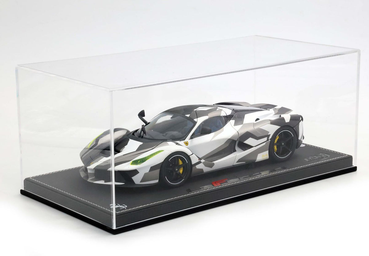 FERRARI LAFERRARI 2012 APRIBILE DIECAST - SPECIAL BOX CAMOUFLAGE VETRINA INCLUSA