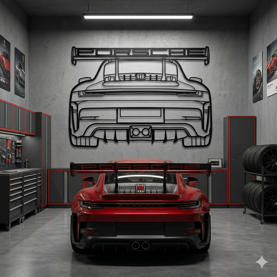 Porsche 992.1 GT3RS - Rear View
