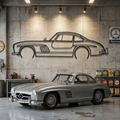 Mercedes 300SL - Side View