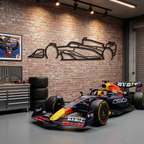F1 RB19 - Side View