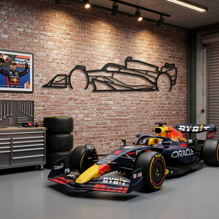 F1 RB19 - Side View