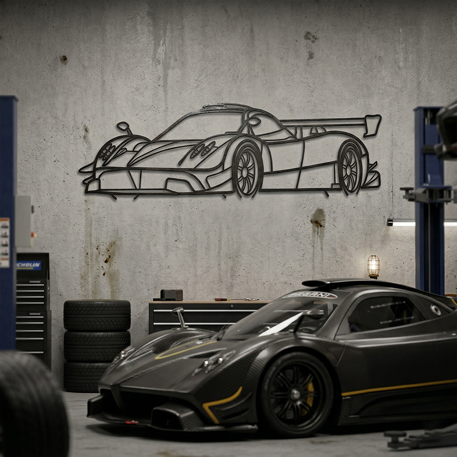 Pagani Zonda R - Front Angled View
