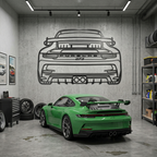 Porsche 992.1 GT3 - Rear View