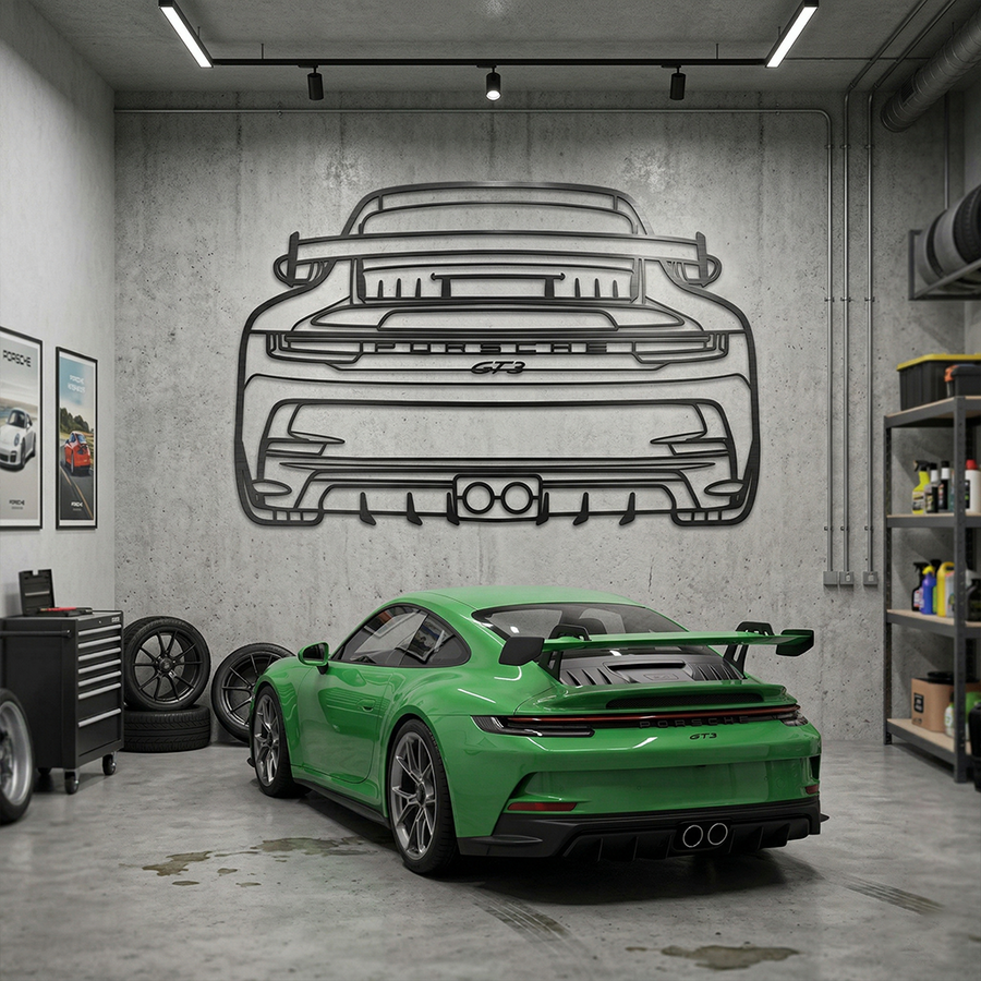 Porsche 992.1 GT3 - Rear View