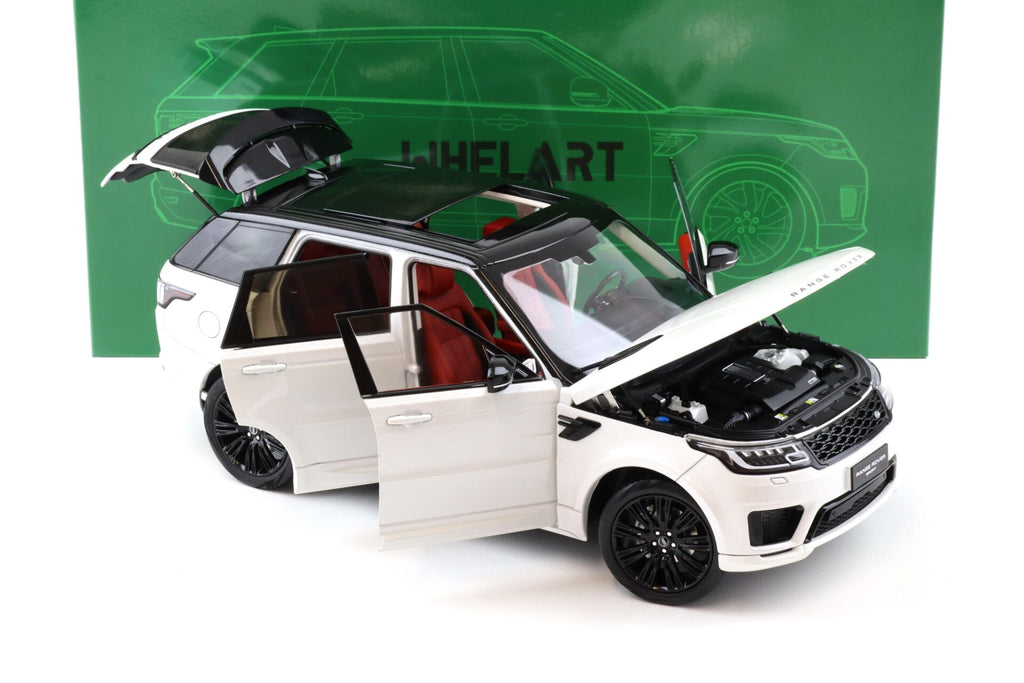 Land Rover Range Rover Sport Diecast Car-White Whelart 1:18