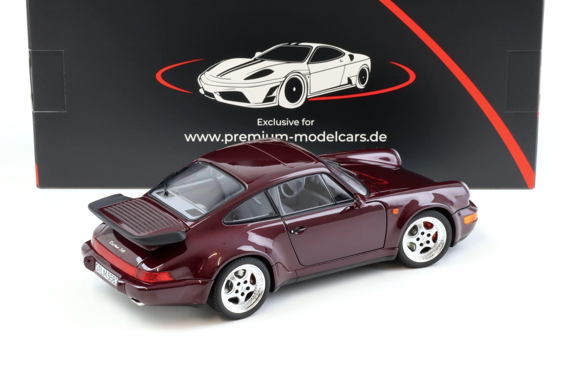 1:18 Norev Porsche 911 964 Turbo 3.6 Coupe 1993 Amethyst metallic – Limited 999 pcs.