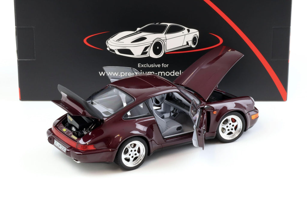 1:18 Norev Porsche 911 964 Turbo 3.6 Coupe 1993 Amethyst metallic – Limited 999 pcs.