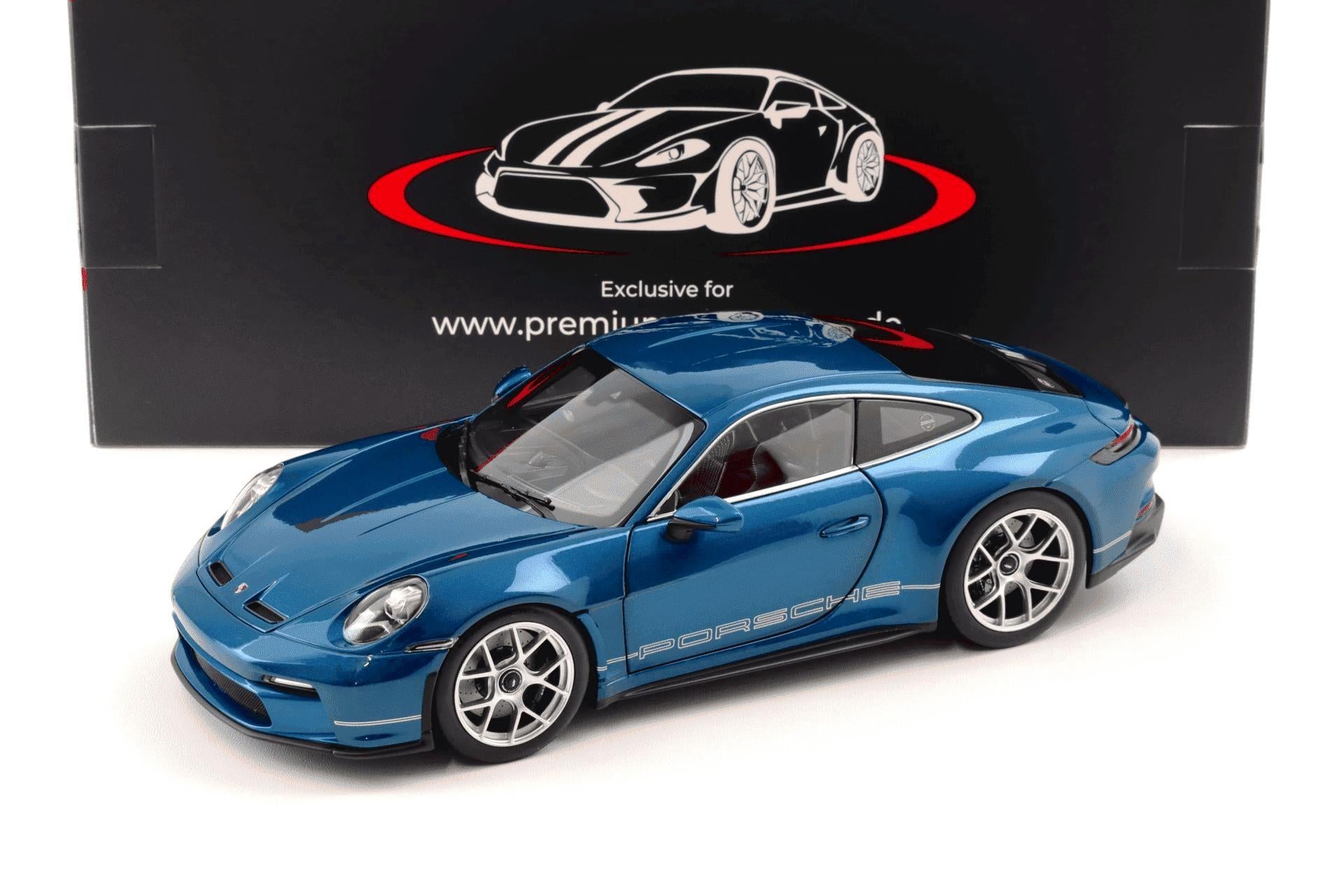 1:18 Norev Porsche 911 992 S/T Sonderwunsch PTS+ Amazonas green – Limited 500 pcs.