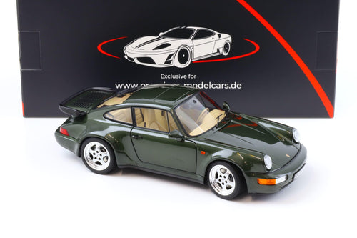 1:18 Norev Porsche 911 964 Turbo 3.6 Coupe 1993 Oak green metallic – Limited 999 pcs.