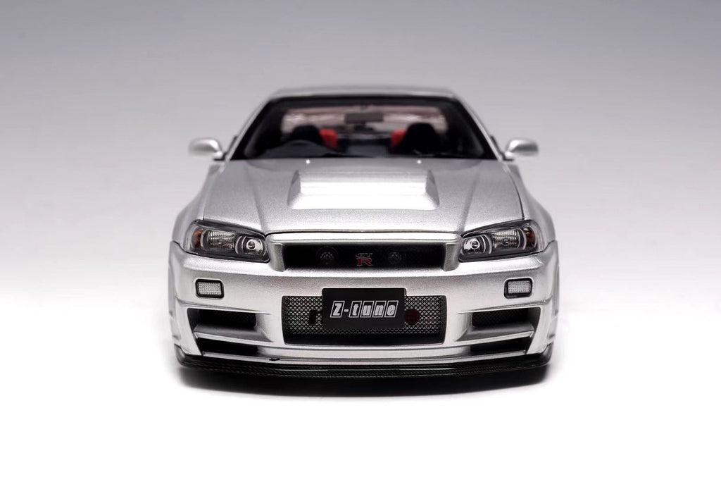Nissan Skyline GT-R GTR (R34) Z-Tune (Silver) 1/18