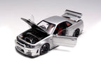 Nissan Skyline GT-R GTR (R34) Z-Tune (Silver) 1/18