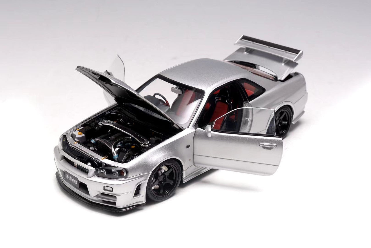 Nissan Skyline GT-R GTR (R34) Z-Tune (Silver) 1/18