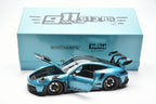 Porsche 911 (992) GT3 RS (Ipanema Metallic Blue) Diecast Car Model Exclusive Limited 300 Pieces 1/18 Minichamps