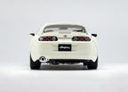 LCD MODELS TOYOTA SUPRA A80 WHITE SCALE 1/18 . LIFT MODEL AND KEYCHAIN INCLUDED