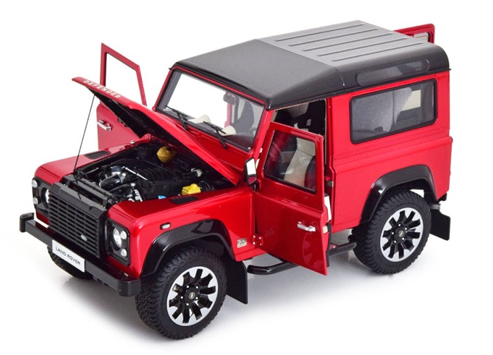 LAND ROVER DEFENDER 90 WORKS V8 70TH EDITION RED 1/118