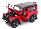 LAND ROVER DEFENDER 90 WORKS V8 70TH EDITION RED 1/118