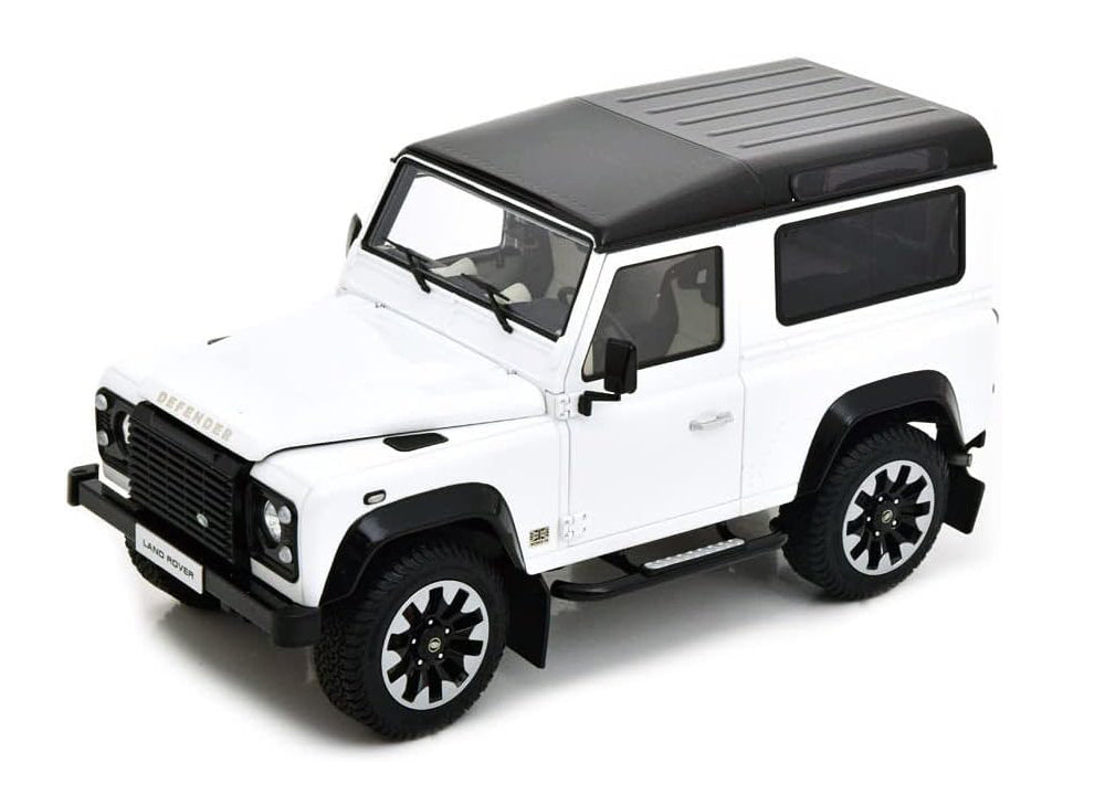 LAND ROVER DEFENDER 90 WORKS V8 70TH EDITION WHITE  1/18