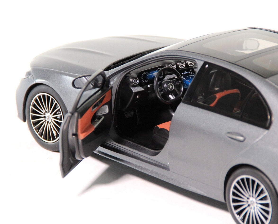 Mercedes-Benz C-Class (W206) (Selenite Grey) Diecast Car Model 1/18 Dealer Edition 2021