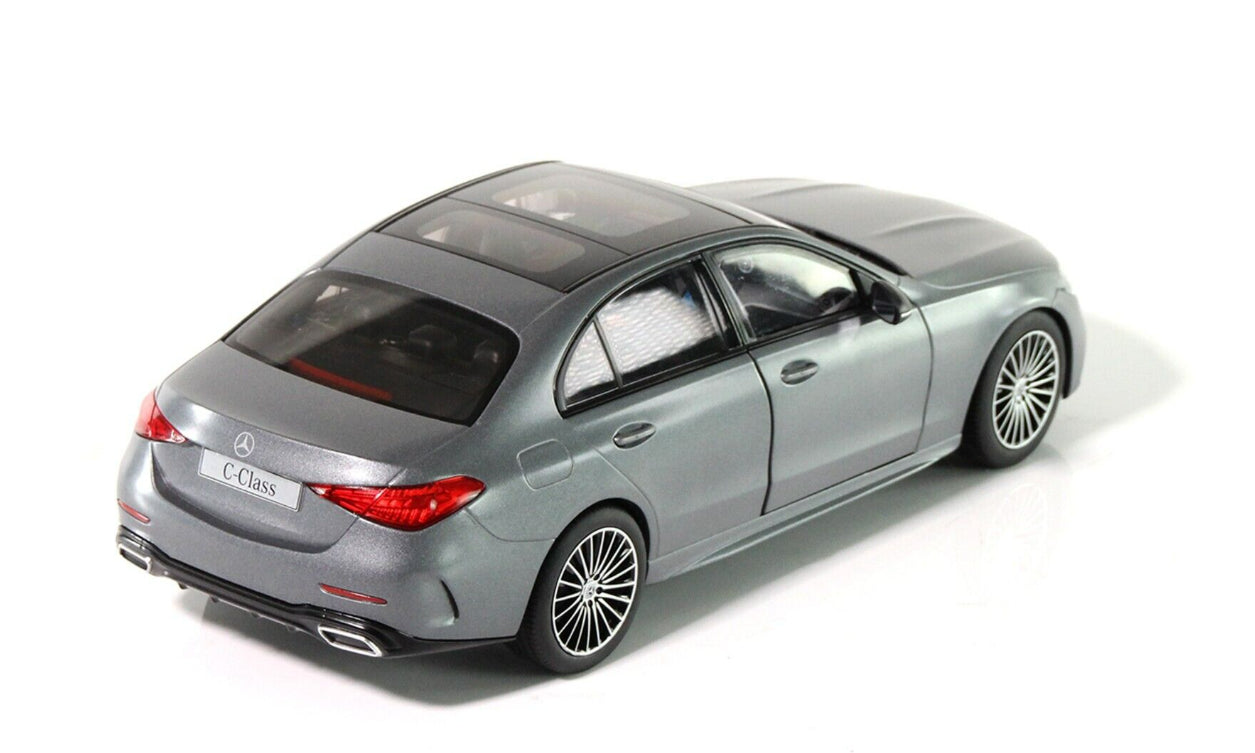 Mercedes-Benz C-Class (W206) (Selenite Grey) Diecast Car Model 1/18 Dealer Edition 2021