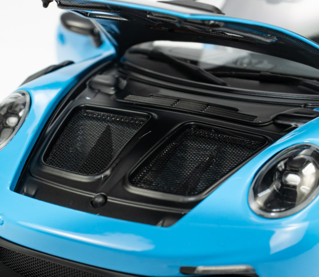 Porsche 911 (992) GT3 RS  2024 Weissach Package (Blue with Dark Silver Wheels) 1/18