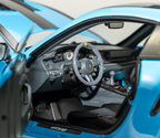 Porsche 911 (992) GT3 RS  2024 Weissach Package (Blue with Dark Silver Wheels) 1/18
